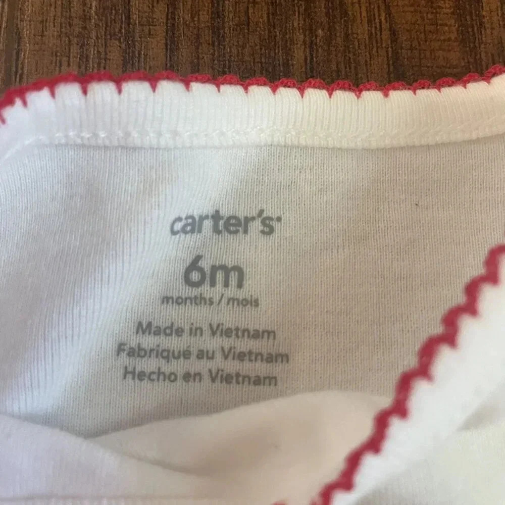 Carter's 6 Months "Best Christmas Ever" Long Sleeve Bodysuit - Picture 5 of 5